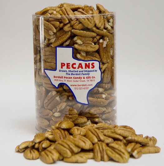 1.5 LBS PECAN HALVES IN CONTAINER